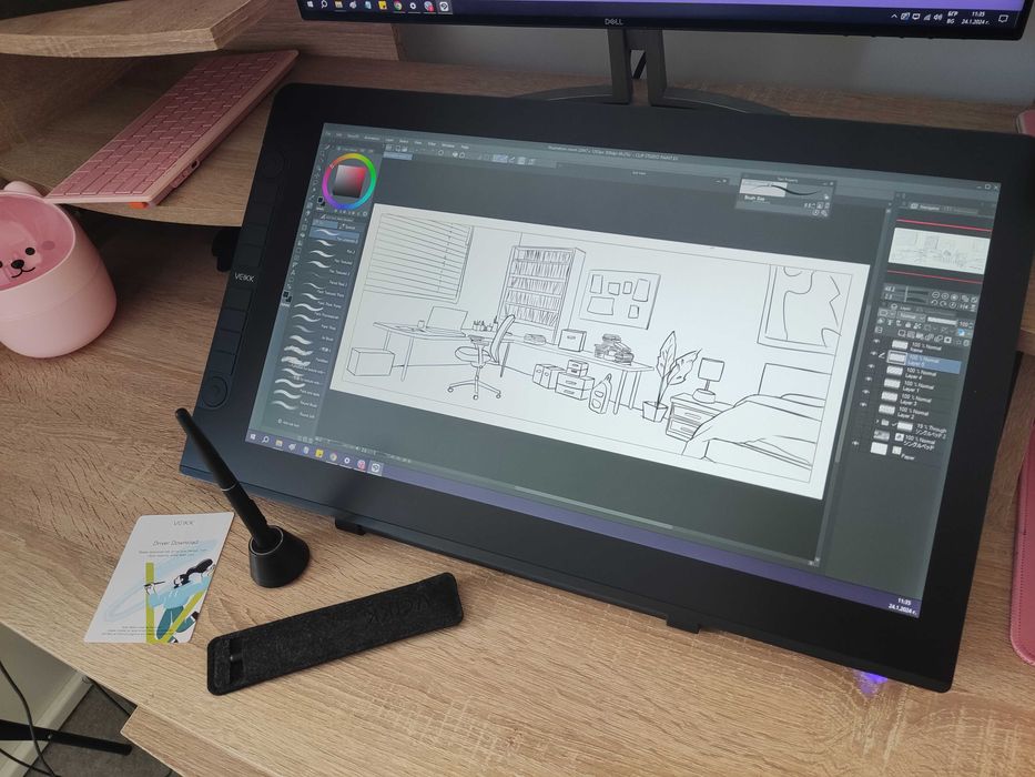 Veikk Studio VK2200 Pro 22" Таблет за рисуване с екран