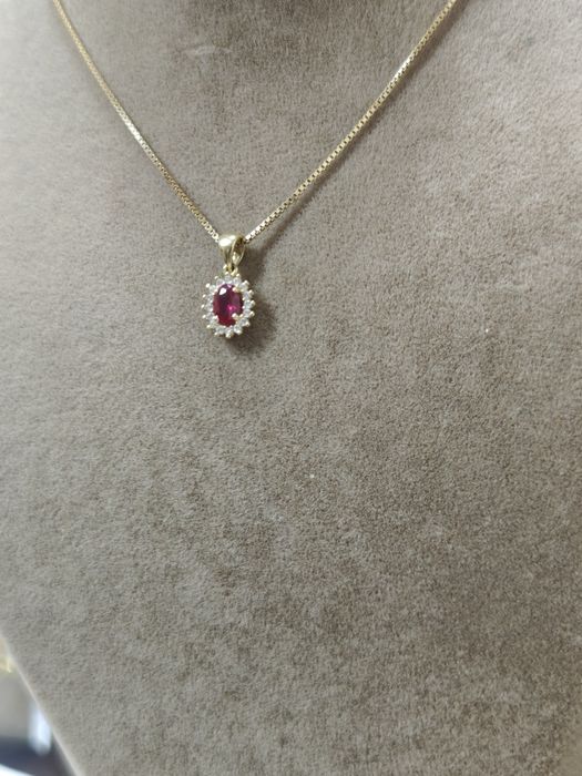 Lanț aur 18k cu pandantiv 3.44gr (r)