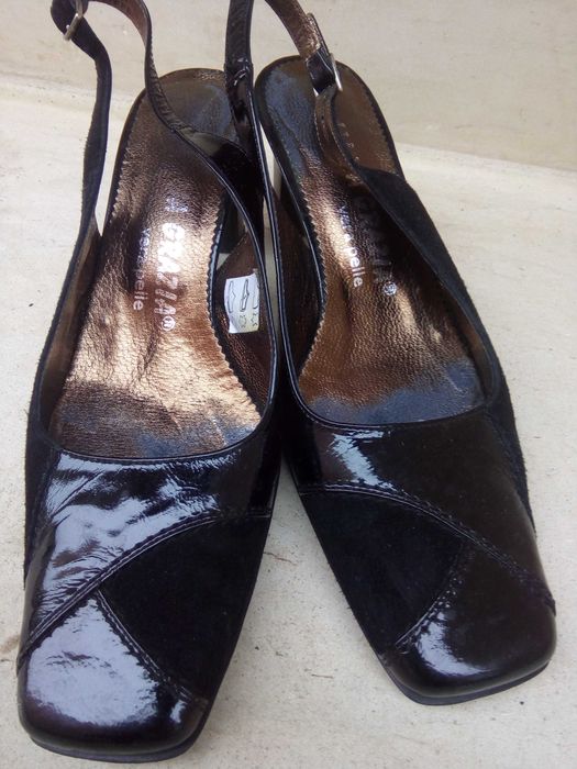 Pantofi/sandale piele măr.35