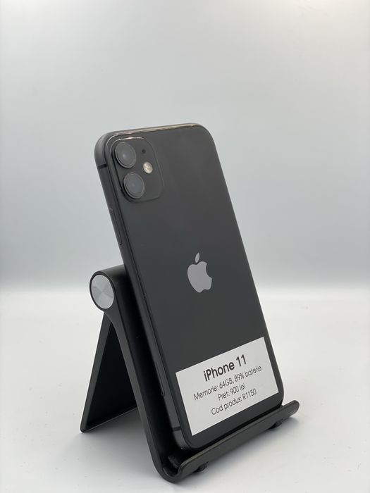 Iphone 11 - 64GB memorie, 89% baterie, 1 an garantie