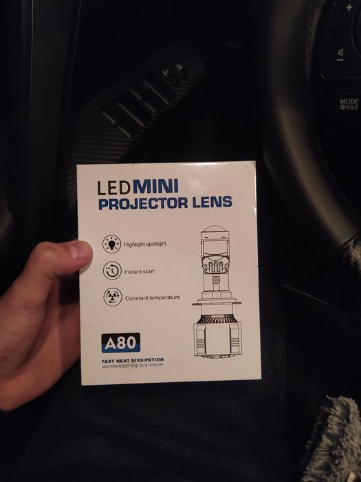 Линзы для фар H7 мини лэд, лэд, продам, линзы