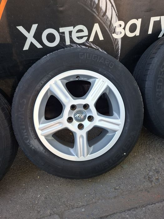 15" 5X100mm Немски Алуминиеви джанти с гуми 195/65/15
