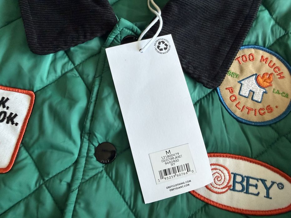 OBEY Collectors Quilted Jacket ОРИГИНАЛНО мъжко яке - М