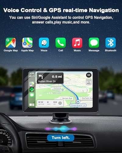 OHREX 7" сензорен екран за CarPlay Android Auto GPS гласово управление