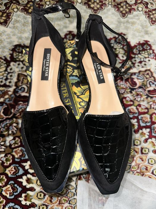 tufli 38razmer qora rangda