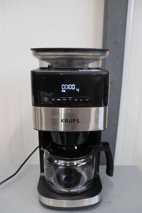 Програмируема филтърна кафемашина Krups Grind Aroma,автоматична мелачк