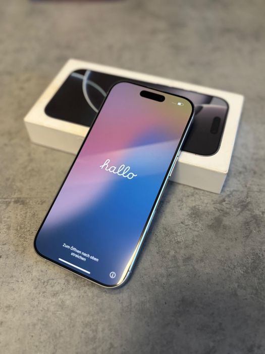 iPhone 16 Pro White Titanium - Impecabil, Baterie 95%, Full Box!