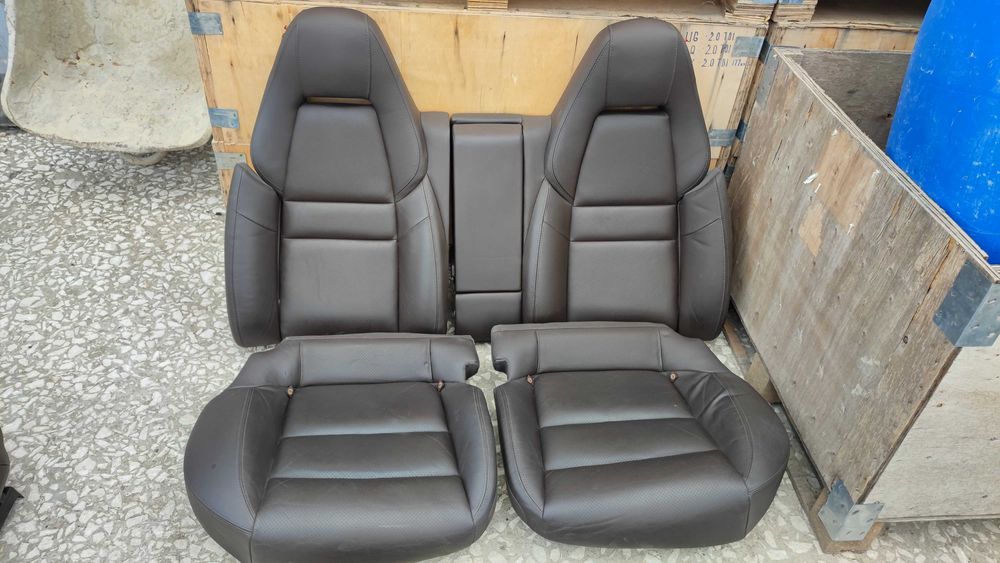 Кожен перфо салон Porsche Panamera 4S подгрев Порше Панамера