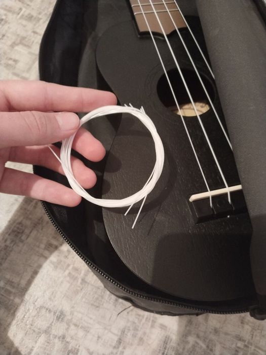 укулеле в черном цвете