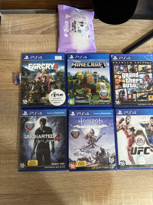 Продам игры на пс4 отличное состояние