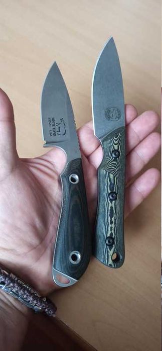 White River Brave CPM-MagnaCut Stonewashed Drop Point Maple Brown & Black Richli