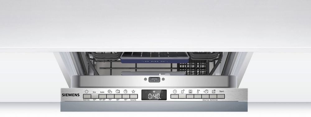 Нова инверторна съдомиялна за пълно вграждане Siemens SR63EX25KE  45 см