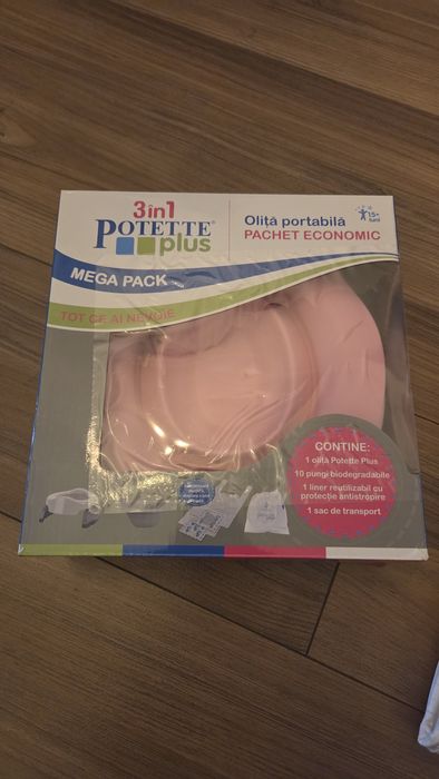 Olita pliabila + saci + salteluta portabila impermeabila
