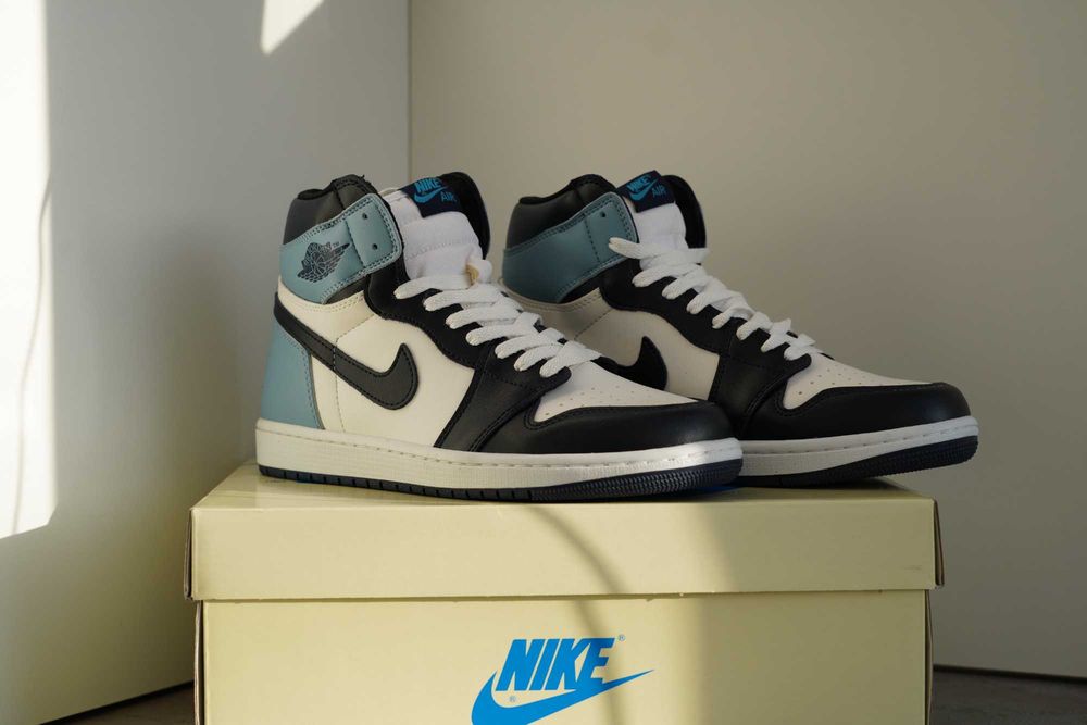 Adidași Jordan 1 OBSIDIAN - Toate Mărimile Disponibile, Cu Cutie
