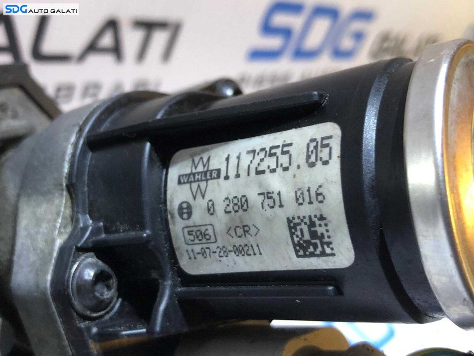 Racitor Gaze Cu Supapa Valva EGR Volkswagen Polo 6R 1.6 CAYA CAYB CAYC CAY CLNA 2010 – 2014 Cod 03L131512BH 0280751016 [AV1238]