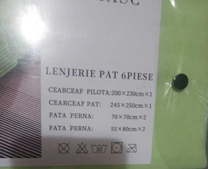 Lenjerie pat dublu Pucioasa DAMASC