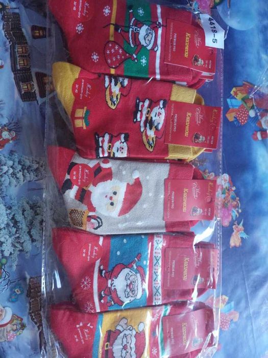 Дамски чорапи с коледни мотиви