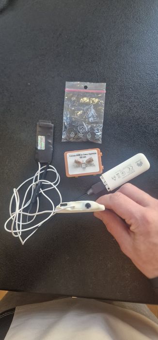 Casca japoneza + camera tip nasture