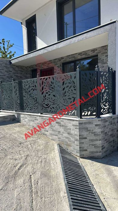 Метални пана за врати, парапети и огради лазерно рязане