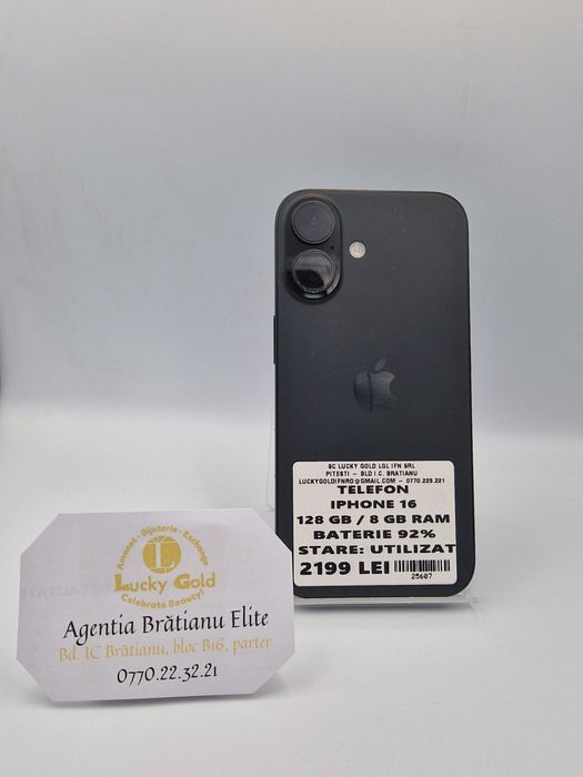 Iphone 16 128 GB Bat 92 cod 25607