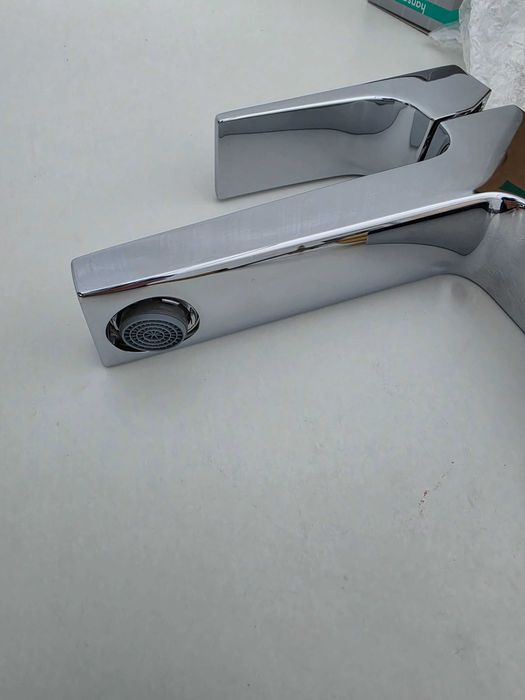 Baterie lavoar Hansgrohe Metropol 110, ventil push-open, crom