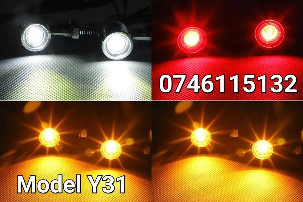 SEMNALIZARI LED-ALUMINIU-Motocicleta Atv Moto Cross Scuter Chopper-Y31