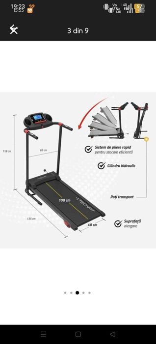 Banda alergare aparat abdomene și bicicleta recuperare