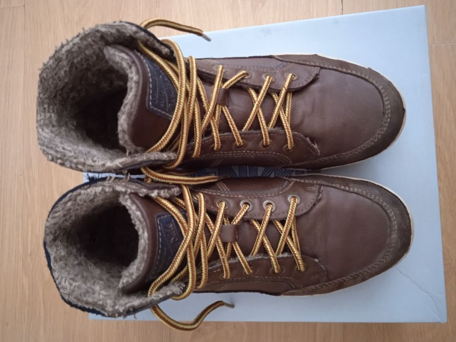 Утепленные ботинки для мальчика размер 36