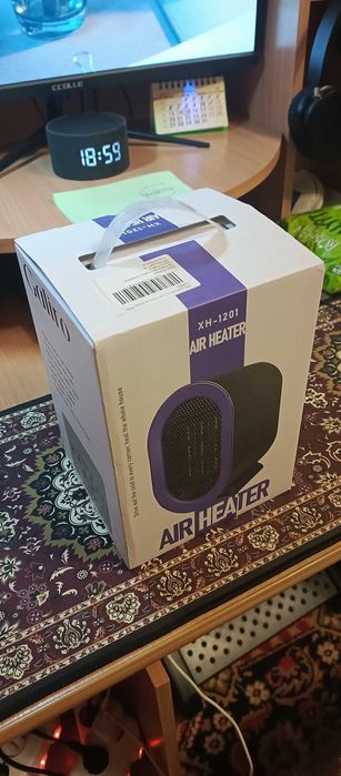 Обогреватель тепловентилятор РТС 1200Вт