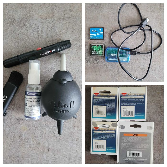 Canon EOS 20D+3 Obiective+Blitz+Filtre + Accesorii + Rucsac + Trepied