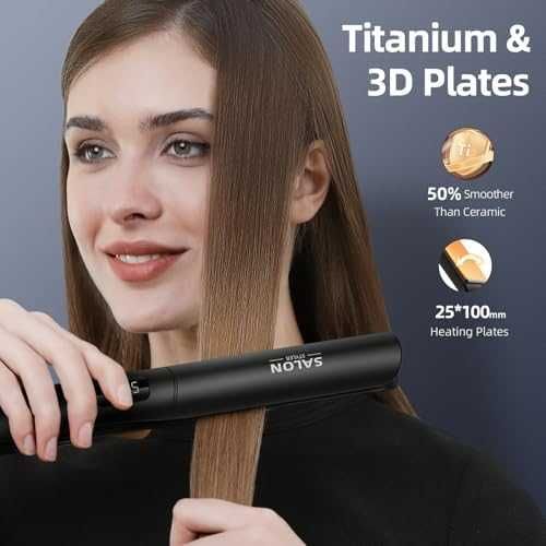 Нова Dekuri преса за коса 2 в 1, 20 млн йона, 30 сек, титаниеви плочи