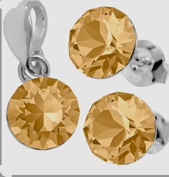 Set argint 925 cu cristale Swarovski