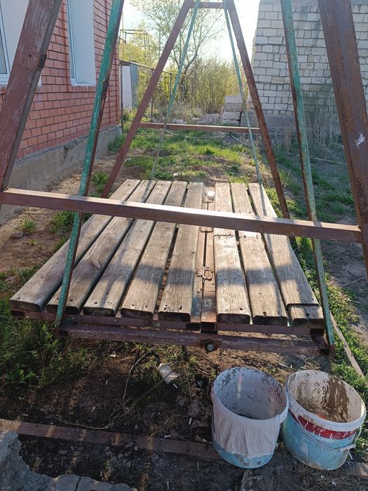 Качели со спинкой