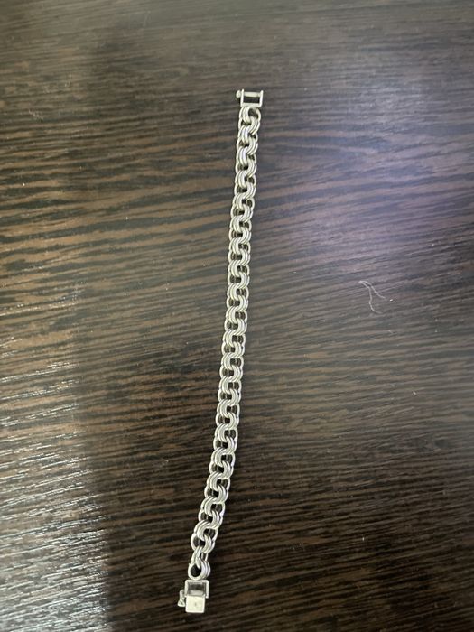 Серебряный брослет