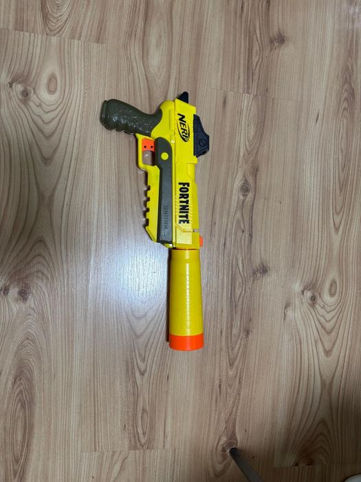 Blaster NERF Fortnite - Sneaky Springer SP-L, galben-maro