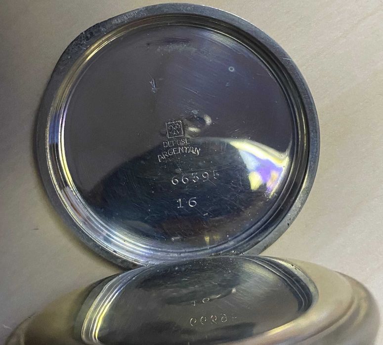 Ceas de buzunar Kilfo Cronometre argintat