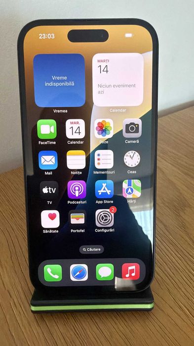 iPhone 16 128 GB Impecabil eSIM Sănătate baterie: 91%