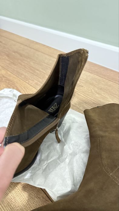 Казачки. Сапоги. Нубук