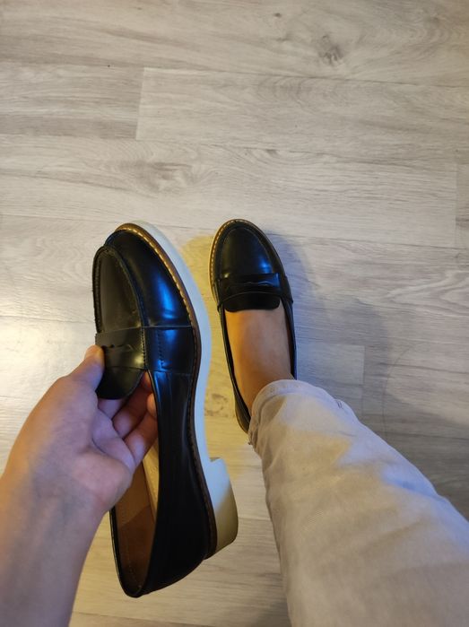 Лоферы из кожи 36