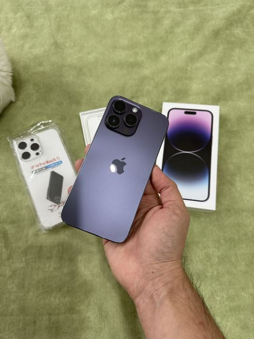 Айфон 14 Про Макс 256 ГБ iPhone 14 Pro Max 100 % АКБ ВСЕ РАБОТАЕТ