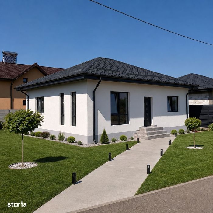 Casă individuală nouă | Aproape de București | Încălzire în pardoseală