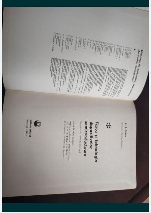 Fizica și tehnologia dispozitivelor semiconductoare