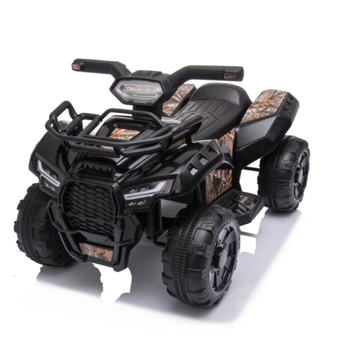 Детско акумулаторно ATV J320 6V – LED светлини, USB музика и офроуд приключения за деца 1.5–4 години, черно