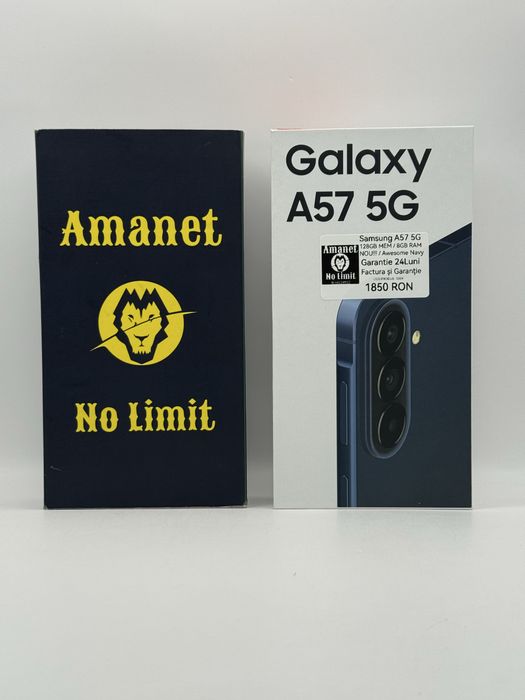 Samsung A57 5G 128GB / 8GB  NOU!!! / SIGILAT , AMANET NO LIMIT.