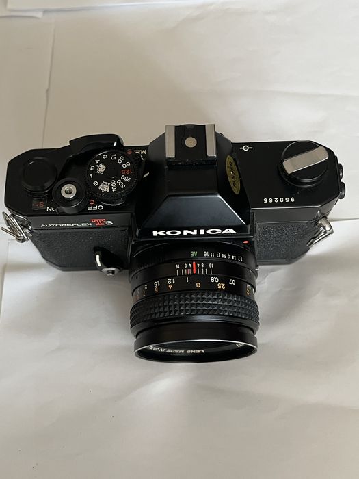 Aparat foto pe film Konica Autoreflex ,aparat de colectie T3