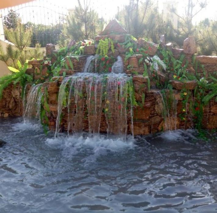 Бассейн,фонтан,водопад киламиз.