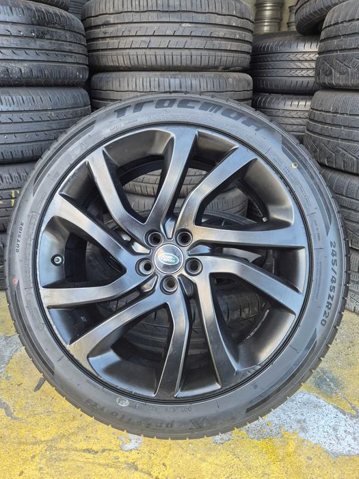 Roti Jante 5x108 20'' OEM Land Rover Range Rover Evoque 245/45/20 - CU ANVELOPE NOI - SUPER PRET !