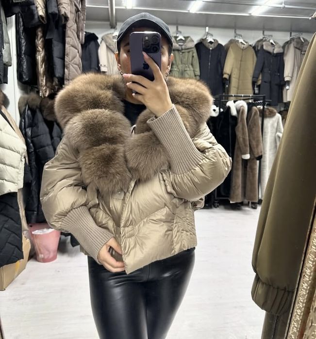 Куртка с натуральным мехом