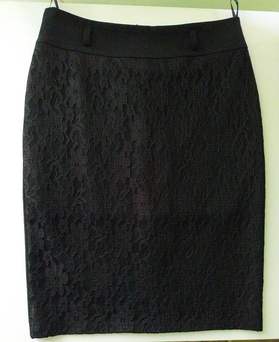 Дамска къса кожена пола