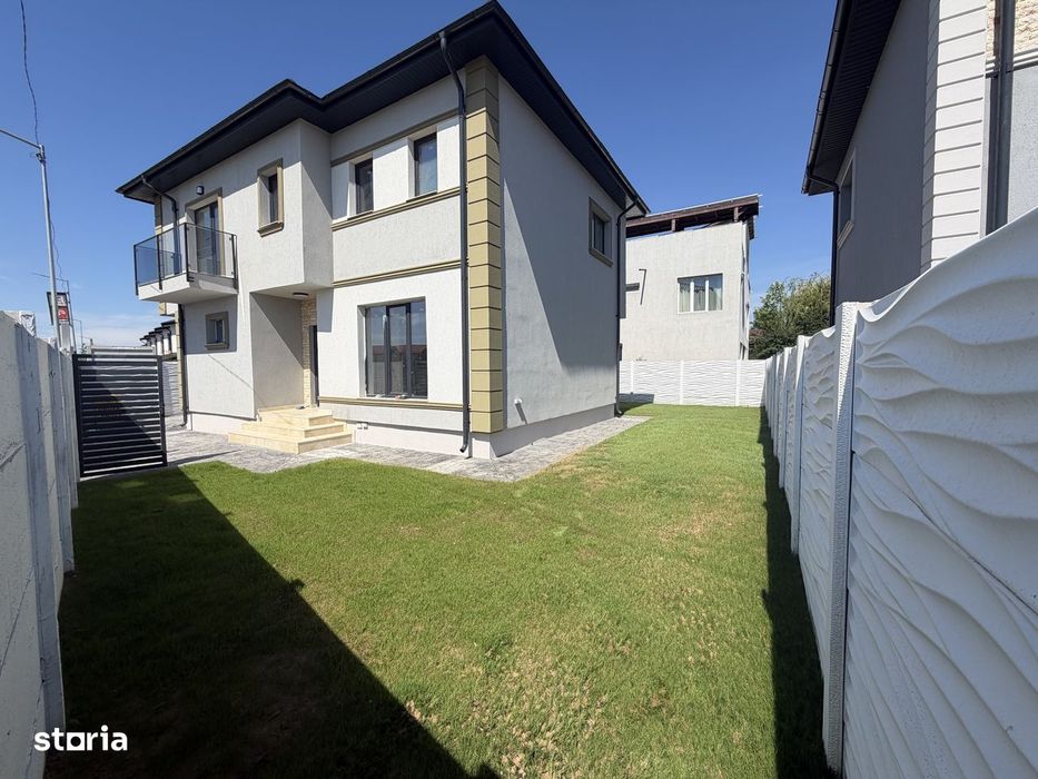 Casa nouă cu 4 camere și curte privată